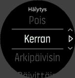 Aika ja päivämäärä Aika ja päivämäärä asetetaan kellon alkuasetusten yhteydessä. Tämän jälkeen kello korjaa ajan muutokset GPS-ajan avulla.