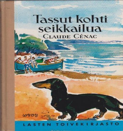 Tassut kohti seikkailua oli ensimmäinen lapsena lukemani kirja. Siinä suloinen ja uskollinen mäyräkoira Diogenes joutuu olosuhteiden pakosta luopumaan tutusta ja turvallisesta arjesta.