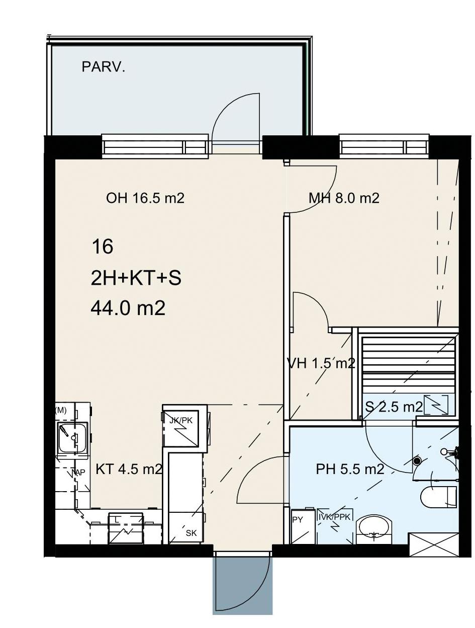 2h + kt + s 44m² 3.