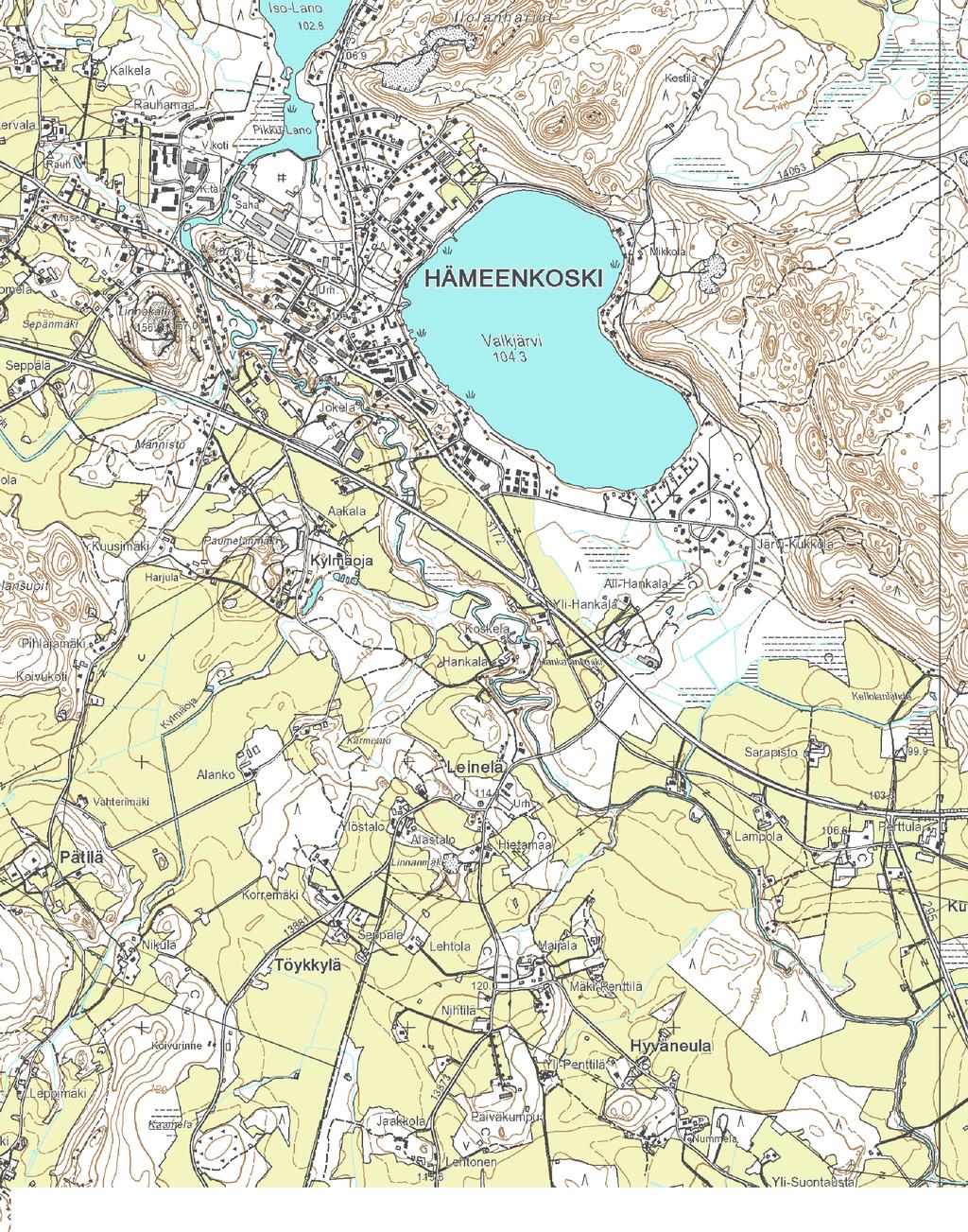 Teuronjoki 33,8 Teuronjoki 32,9 PUHDISTAMO Purkupaikka W:\YHTEINEN\TARKKAILUT\Hämeenkoski\Puhdistamon