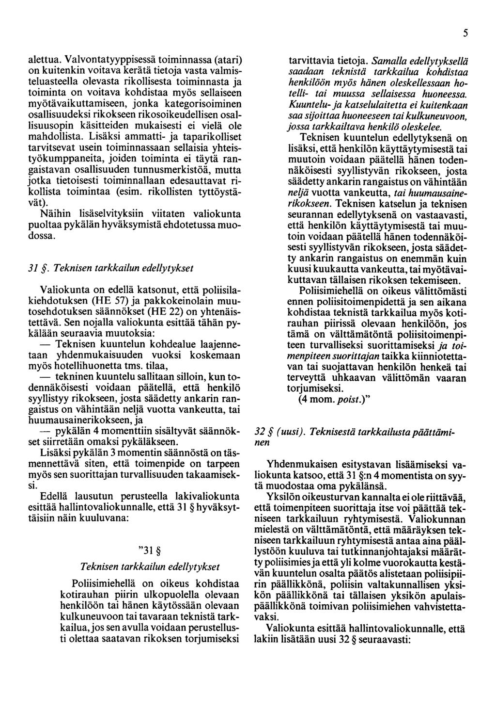 5 alettua.
