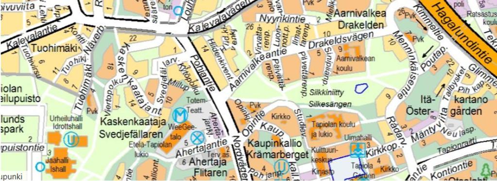 3.4.2017 Asemakaavan muutos käsittää yhden tontin osoitteessa Ukonvaaja 2, pienen toteutumattoman
