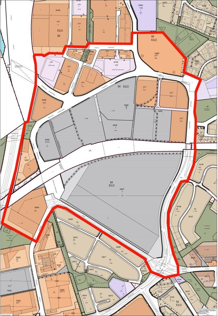 s. 4 / 13 54021, 54022, katualue, osa liikenne- ja virkistysaluetta sekä osa raidealuevarausta, asemakaavamuutos, lainvoimainen 11.9.