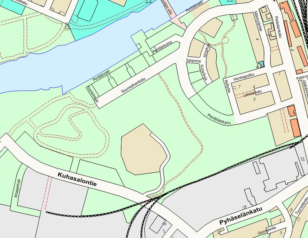 1 PENTTILÄNRANNAN III ASEMAKAAAN MUUTOKSEN SELOSTUS Asemakaavan muutos koskee Penttilän (16) kaupunginosan kortteleita 101, 1607 ja 1608, korttelin 1629 osaa sekä virkistys- ja katualueita.