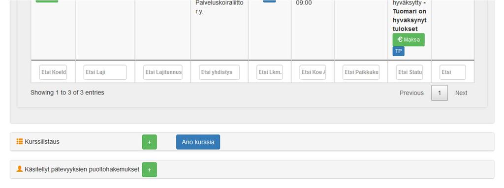 Kurssit Virkussa - ohje yhdistyskäyttäjälle Kursseja voi anoa yhdistyksessä yhdistyskäyttäjä, jolla on yhdistyksen sääntöjen mukainen oikeus anoa kursseja (esim nimenkirjoitusoikeuden omaava henkilö).