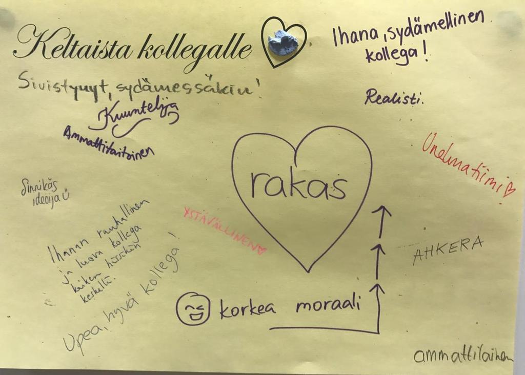 Henkilökuntaan liittyviä havaintoja Pitkään vahvuuksien pedagogiikka käyttäneissä kouluissa opettajakunnan enemmistö (60%) näki henkilökunnan keskinäisen vuorovaikutuksen muuttuneen voimakkaasti