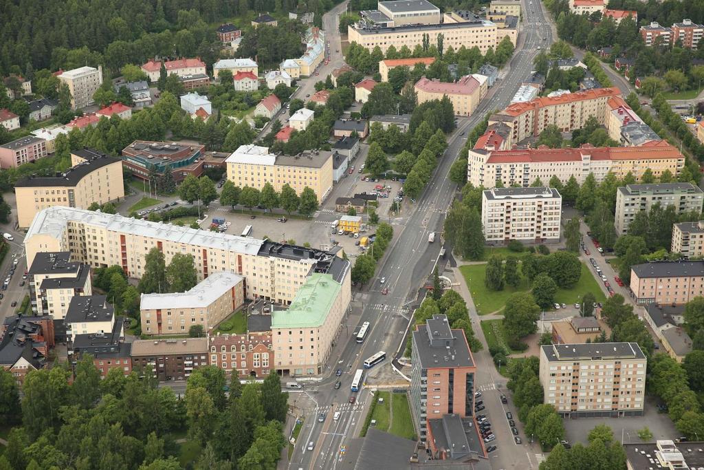 Pirkankatu ja Pyynikintori TULEVA RAITIOTIE-