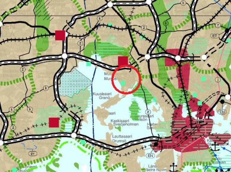 2 2 LÄHTÖKOHDAT Valtakunnalliset alueidenkäyttötavoitteet Maakuntakaava Asemakaavan muutos ei ole ristiriidassa valtakunnallisten