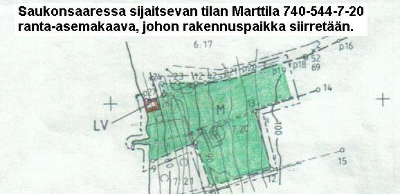 Pieni Kontiosaaressa ranta-asemakaavassa on kortteli 3, josta tontti 3