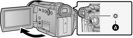 1 Valitse LCD/EVF-valitsimella nestekidenäyttö (LCD). (31) 2 Avaa valikko. (25) [SETUP] - [QUICKSTART] - [ON] 3 Sulje nestekidenäyttö, kun toimintatilana on.
