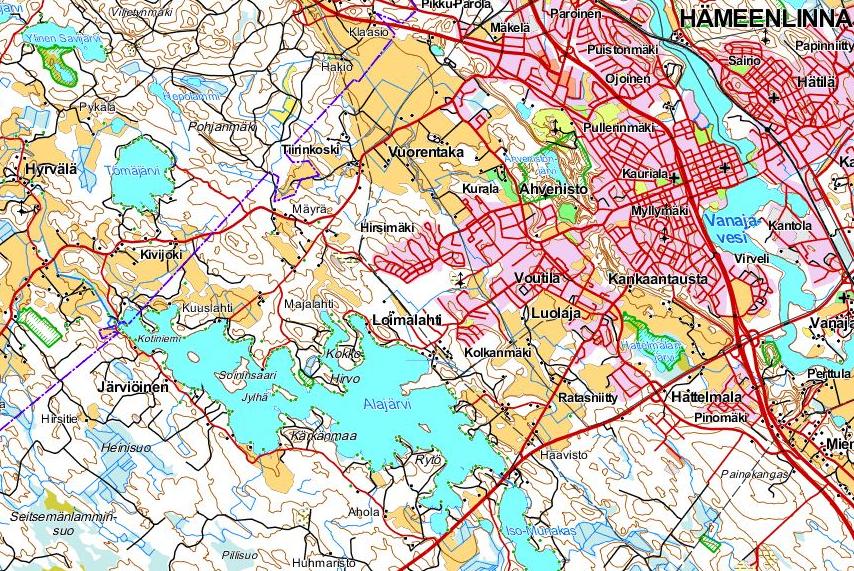 ranta-asemakaava-alue Kuva 1. Suunnittelualueen likimääräinen yleissijainti on esitetty punaisella ympyrällä. Kuva 2.