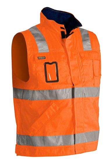 24% 4064 HIGHVIS TAKKI 1811 65% polyesteri, 35% puuvilla, twill, vettähylkivä, 240g/m² Kevyt