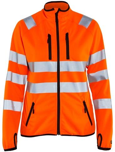 24% 3336 NAISTEN HIGHVIS T-PAITA 1013 100% polyesteri, polar-neulottu, UV-suoja, antiodour,