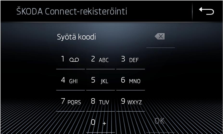 Infotainment-järjestelmässä ja valitse Setup.