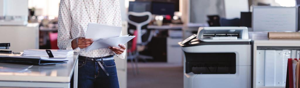 TYÖNKULKU HP PageWide Managed Flow -monitoimilaitteet Säästä aikaa ja työskentele fiksummin HP PageWide Managed Flow -monitoimilaitteiden avulla.