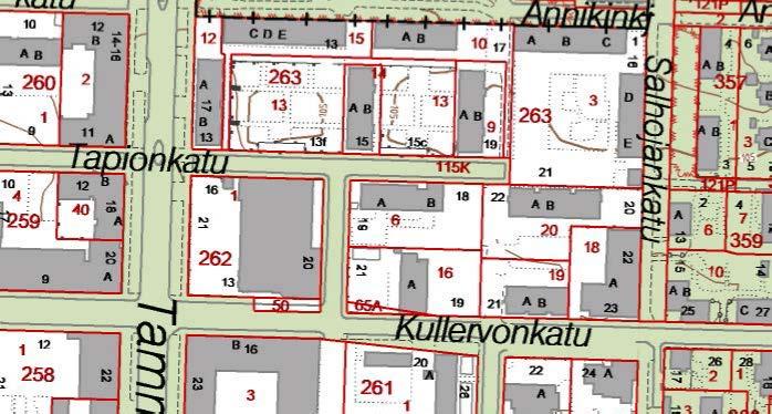 enintään % saadaan rakentaa liike-