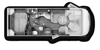 0 Suite L-shaped lounge seating group with side seat bench Luxury corner kitchen, slide-out storage cabinet, coffee machine lift, luxury bathroom