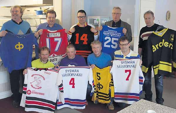 6 SYSMÄN SISU 50 vuotta jääkiekkoa Sysmässä Sisun jääkiekkojaoston 50-vuotista toimintaa juhlistettiin kevättalvella.