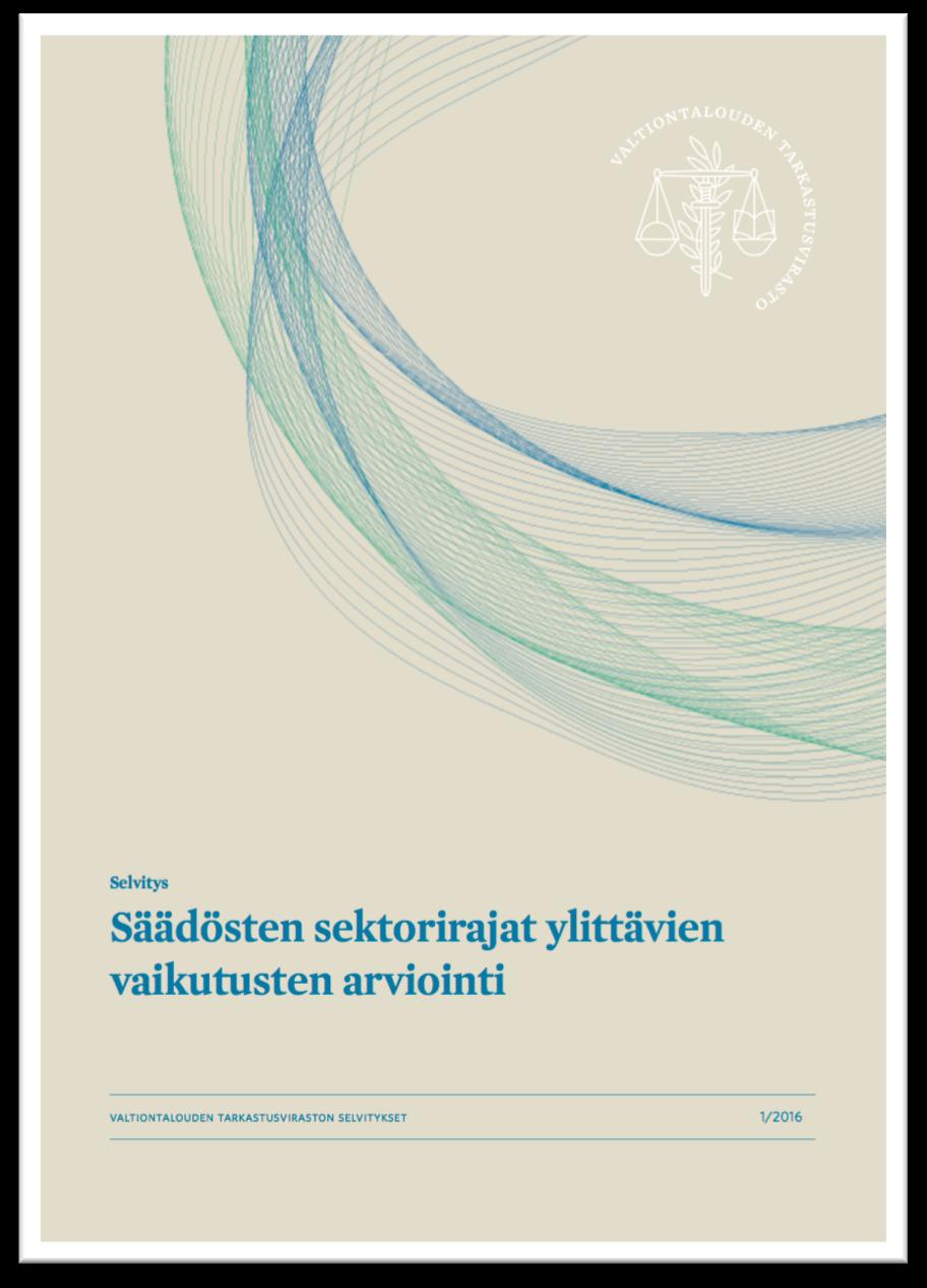 Hallituksen lakiesitysten tarkastelu osoitti, etta saä do sehdotusten vaikutuskuvaukset ovat monissa tapauksissa pikemminkin tavoiteltavan toiminnan suunnittelua ja kuvausta kuin lakiesityksen