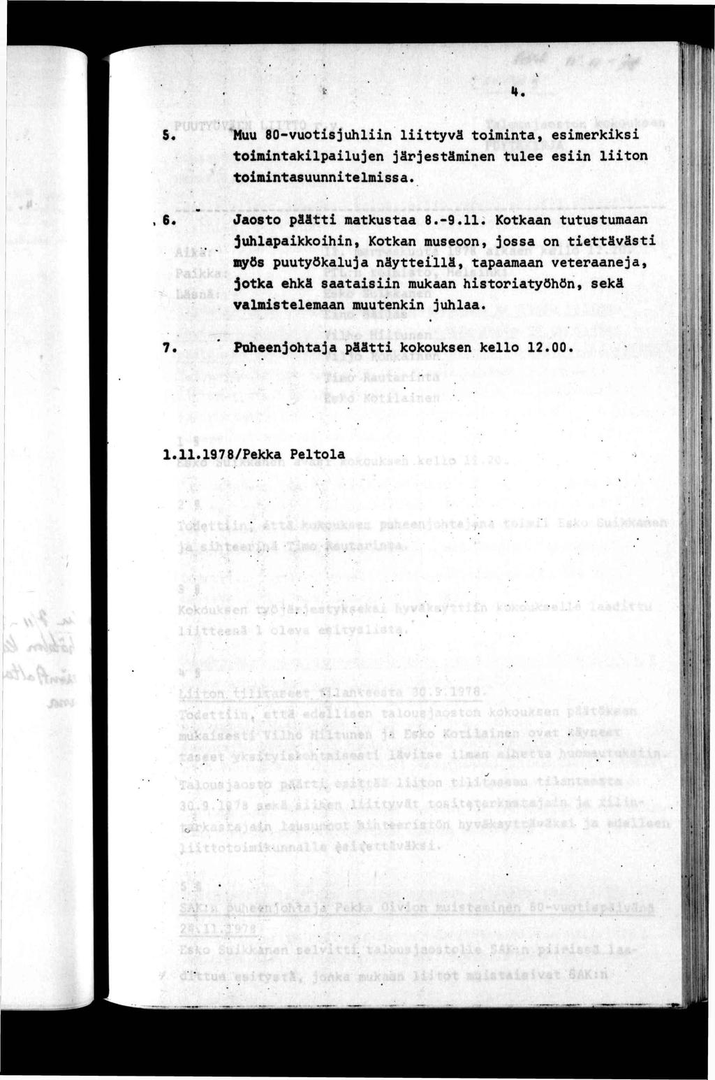 k. 1 ; S. Muu 80-vuosjuhln lyvä omna, esmerkks omnaklpalujen järjesämnen ulee esn lon omnasuunnem ss a.. 6. Jaoso pää makusaa 8.-9.11.