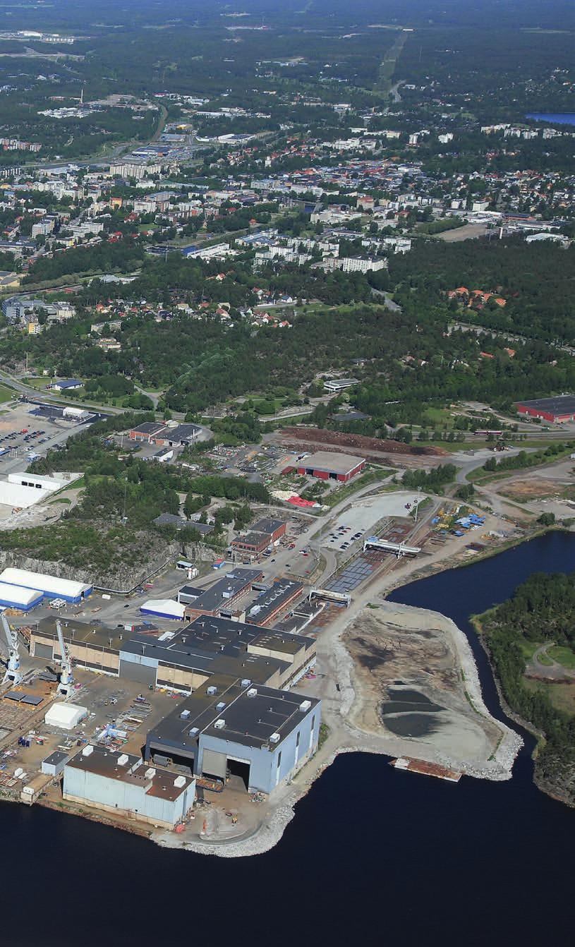 Alus on katkaistu. Seaside Industry Park jatkaa kehittymistään Rauman entisellä telakka-alueella.