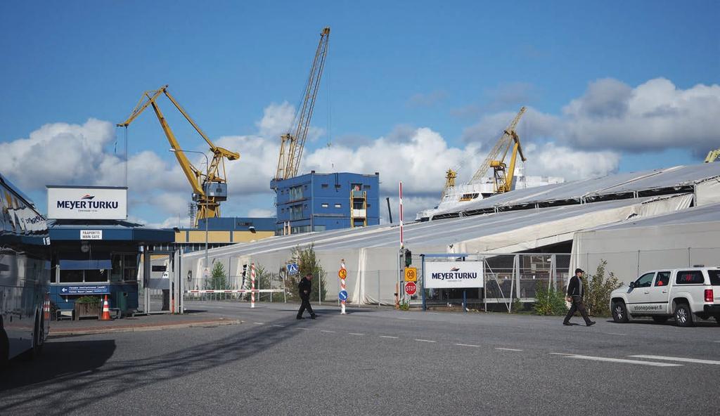 Sisällysluettelo 08 04 Pääkirjoitus 08 Turun telakka investoi isosti Meyer Turku tähtää tuotannon kolminkertaistamiseen lähivuosina.
