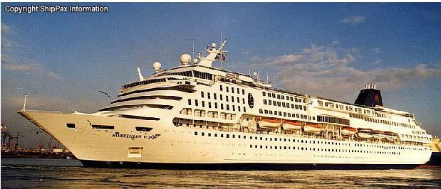 20 Kuva 5. Laiva pidennyksen jälkeen, jolloin nimeksi muutettiin MS Norwegian Wind (Deltamarin, References 2012).