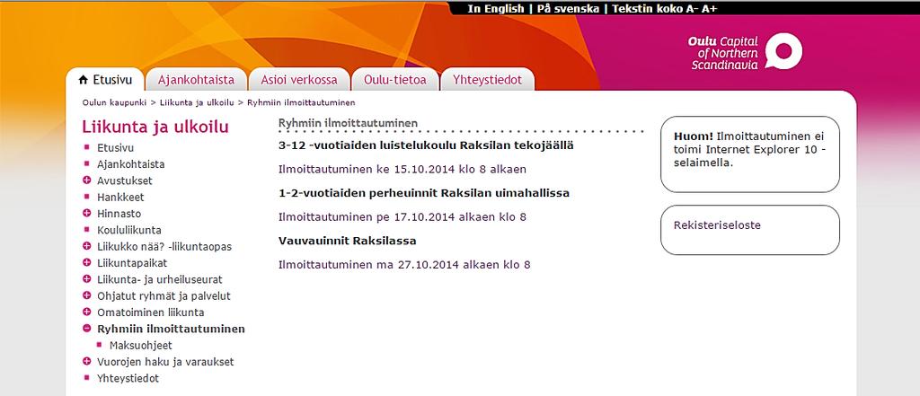 5 Näytettävä sisältö ei enää ole ikäihmisille suunnattua.