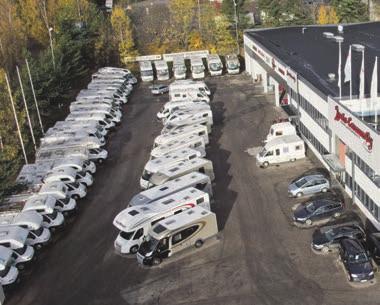 16 Hyvää syytä Ajoneuvomyynti YKSI SUOMEN SUURIMMISTA VALIKOIMISTA YHDESSÄ TOIMIPISTEESSÄ Nopeasti vaihtuva, ajantasalla oleva valikoima internetissä kuvien kanssa www.jyvascaravan.