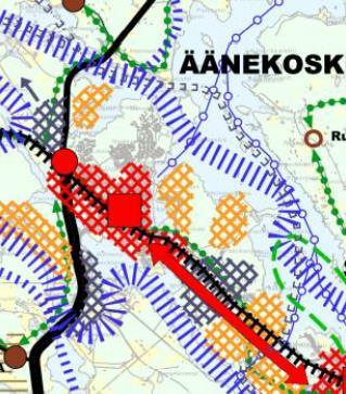2.4.5 Rakenneyleiskaava Kaupunginhallitus 19.12.2016 liite nro 2 (12/32) Alueelle on laadittu koko kunnan rakenneyleiskaava Äänekoski 2016, jonka kaupunginvaltuusto on hyväksynyt 3.11.2008.