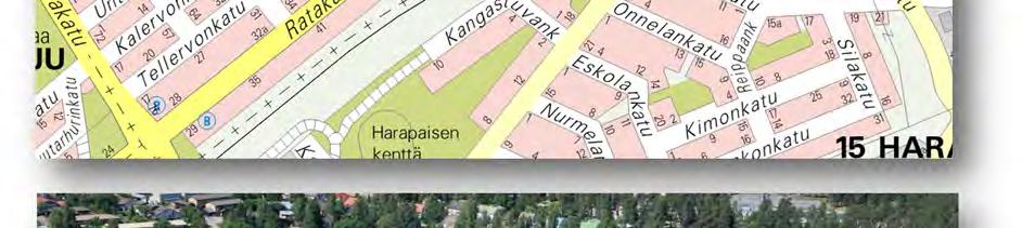 kaavamuutosalueen länsiosan