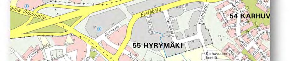 rakennusoikeutta ja käyttötarkoitusta muutetaan niin, että se