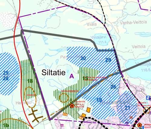 Suunnitelmakaudelle vuoteen 2018 mennessä alueelle sijoittuu noin 150 asukasta. Ns.
