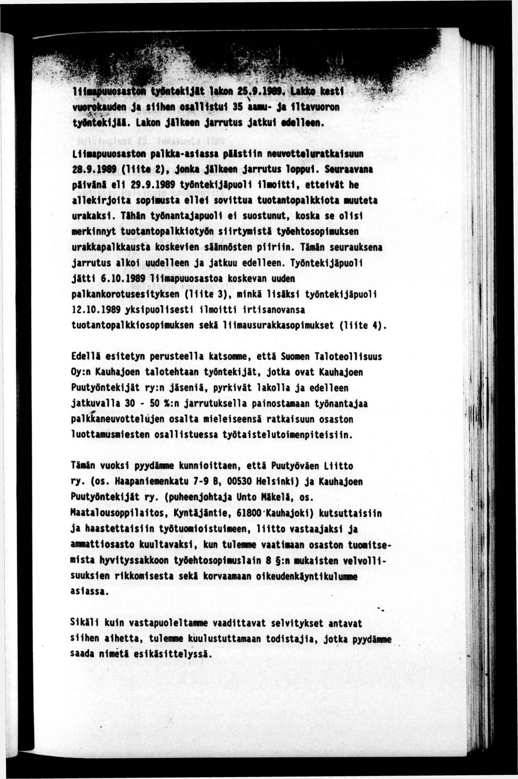 luos ;y6emj lakon 2S.9.969, Ukko es - vuorakaudn j llho oulllul 35 MM- ja lavuoron yanumj. Lakon jlkeon jarruus jaku odolloen.. A. " - Í Í ; l- LlMpuuosason palke-aslassa plslln neuvoolurakalsuun 28.