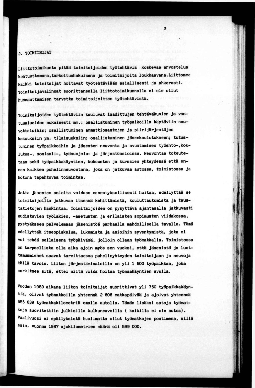 2. TOMTSJAT Loomkuna pää omsjoden yöehävä koskevaa arvoselua kohuuomana,arkoushakusena ja omsjoa loukkaavana.lomme kalkk omsja hoava yöehävään asallses ja ahkeras.