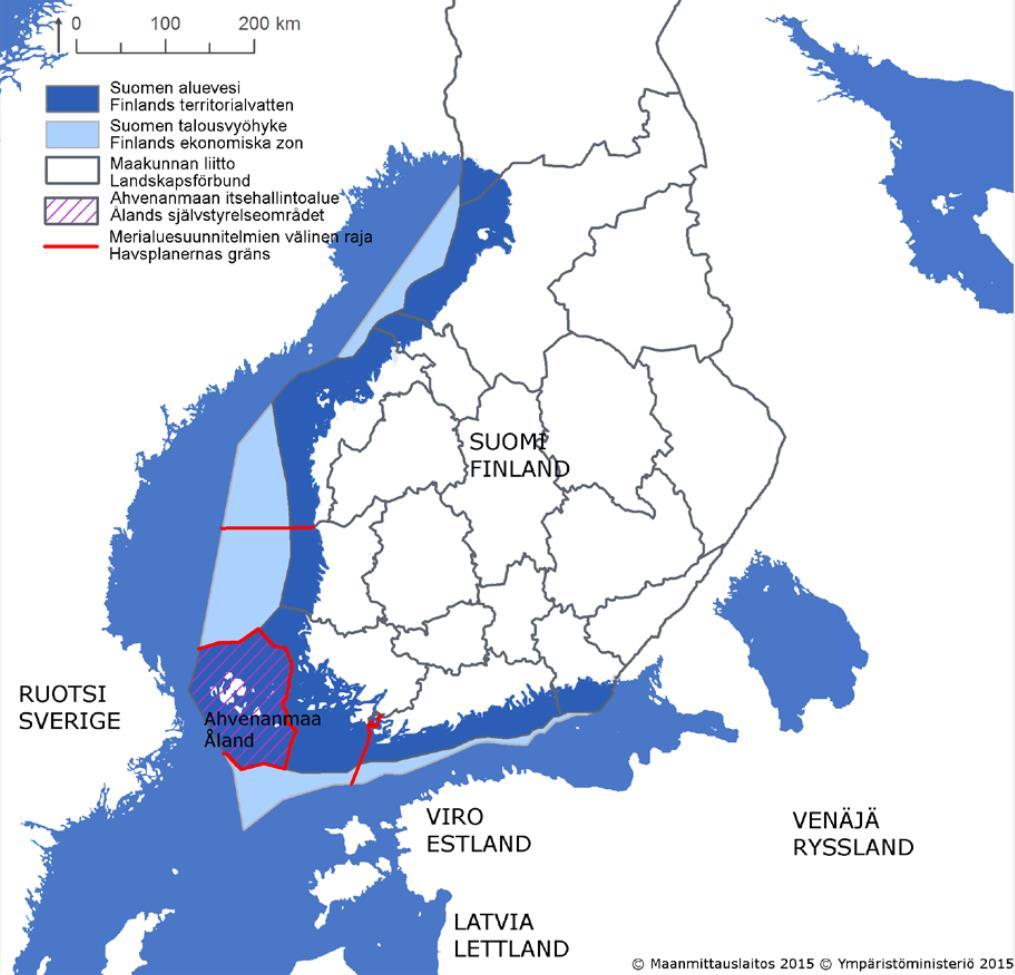 Satakuntaliitto vastaavat Saaristomeren ja Selkämeren alueista Pohjanmaan, Keski-Pohjanmaan,