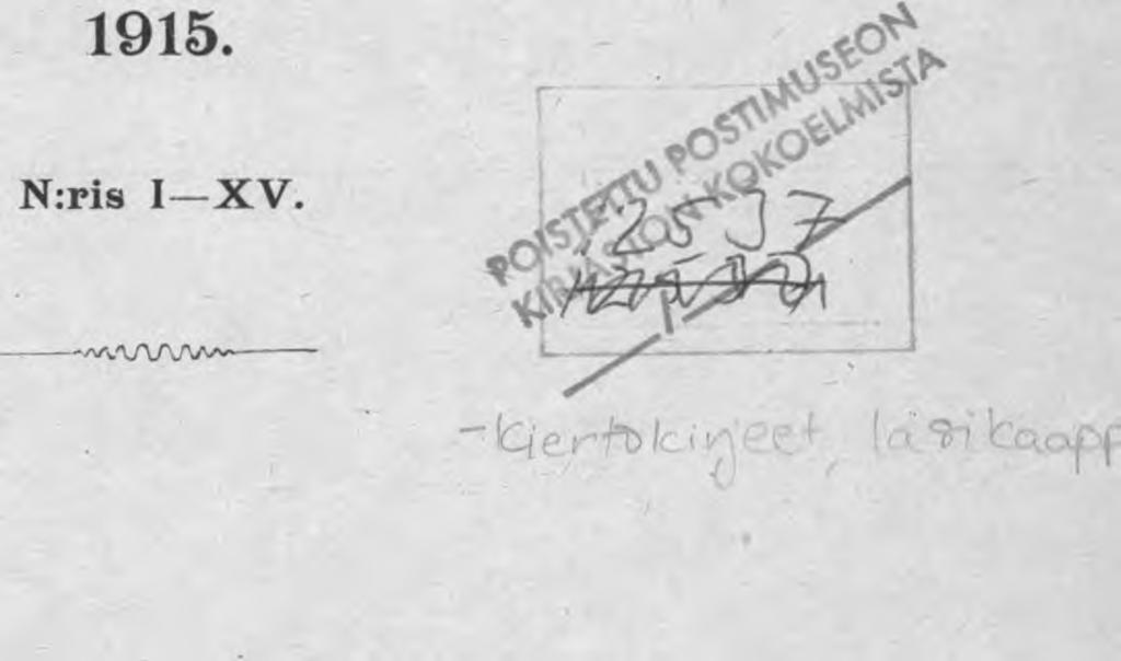 i Finland. Helsingissä 1916.