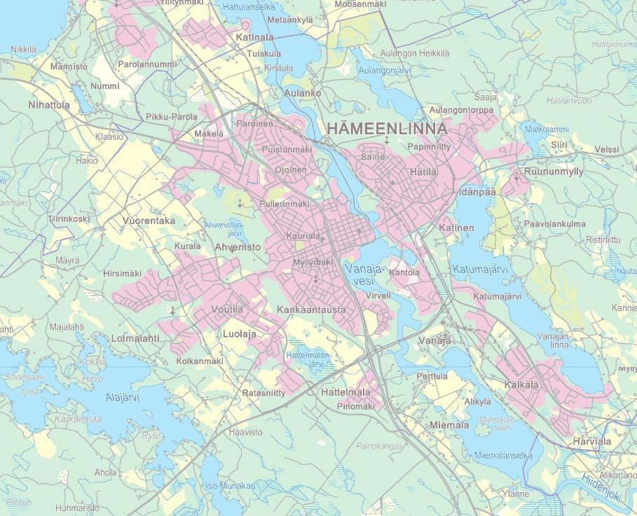 Engelinrannan alueen melutarkastelu 12.6.2015 2 (7) 1 Taustatiedot Hämeenlinnan keskustassa on käynnissä kaavatyö, jonka tavoitteena on kehittää ns.