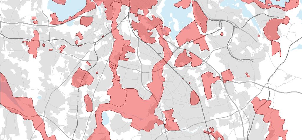 KAAVARATKAISU: MAAKUNNALLISESTI MERKITTÄVÄT KULTTUURIYMPÄRISTÖT, OSASUURENNOS A-C PLANLÖSNING: KULTURMILJÖER AV
