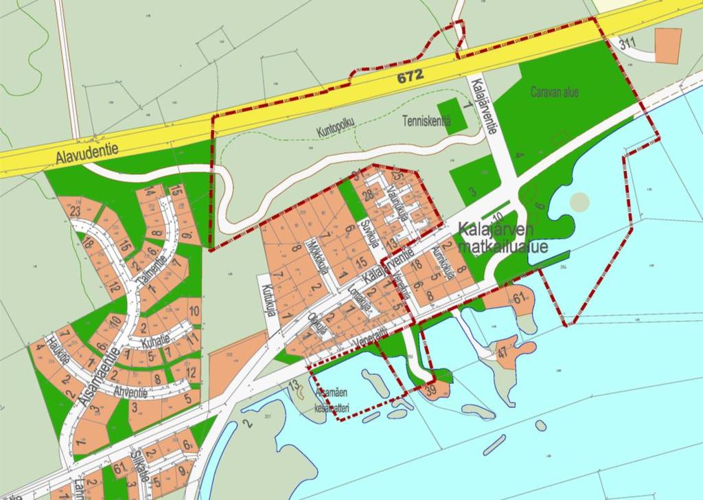 OSALLISTUMIS- JA ARVIOINTISUUNNITELMA ja laajennus PERÄSEINÄJOKI Kalajärven matkailu- ja loma-asuntoalue TEKNIIKKAKESKUS Suunnittelualueen sijainti alue sijaitsee Seinäjoen Kalajärven matkailu- ja