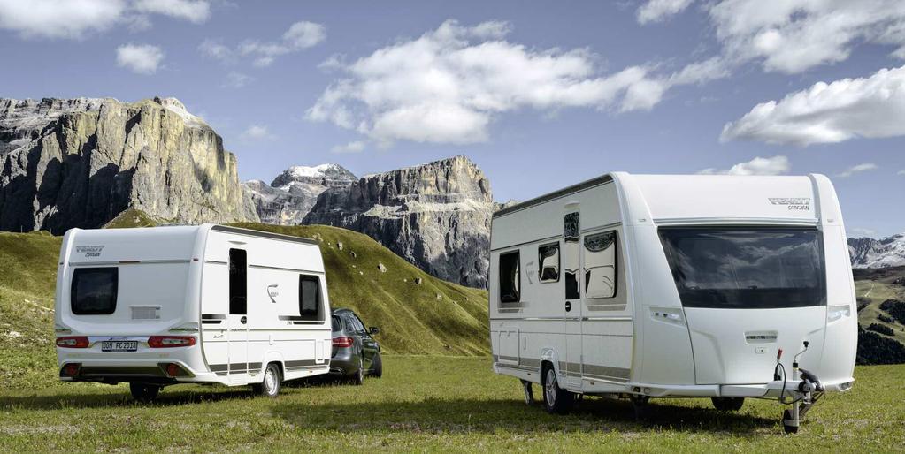 Bianco Selection ja Bianco Activ yksi mallisarja kaksi variaatiota Tästä valikoimasta aktiiviset ja perheet löytävät mukavan matkakumppanin. Bianco on passeli vaunu kaikille.