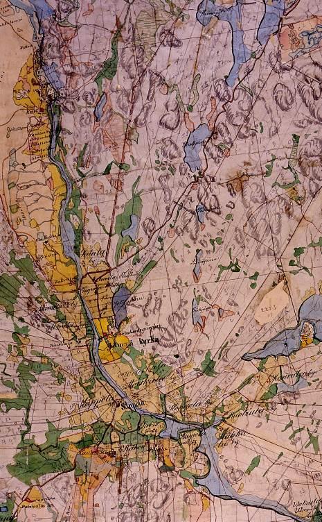 1840 luvulta.  vanhakartta.