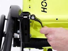 23 Mikäli CLEO-pyörätuoli on varustettu HOGGI-työntötangolla,