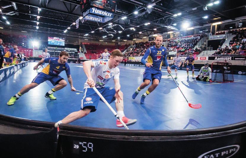 Huhtikuu Suomi kakkoseksi Petteri Nykyn paluuturnauksessa Miesten EuroFloorball Tour -turnaus, Turku 27. 29.4.