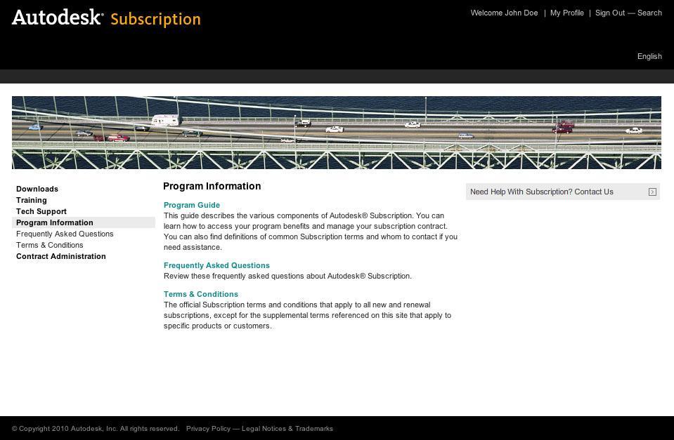 Lue lisää Autodesk Subscriptionista Program Information