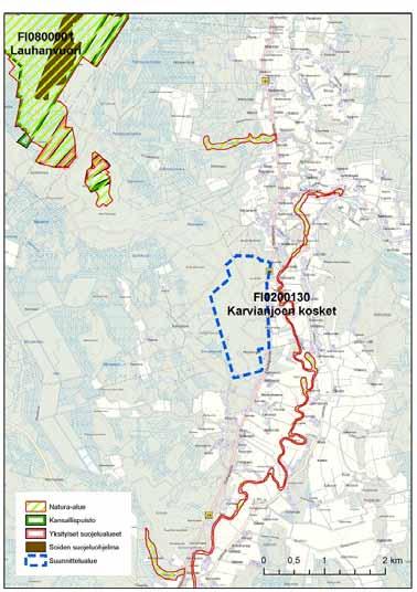 YMPÄRISTÖVAIKUTUSTEN ARVIOINTISELOSTUS 43 12. VAIKUTUKSET LUONNONSUOJELUUN 12.