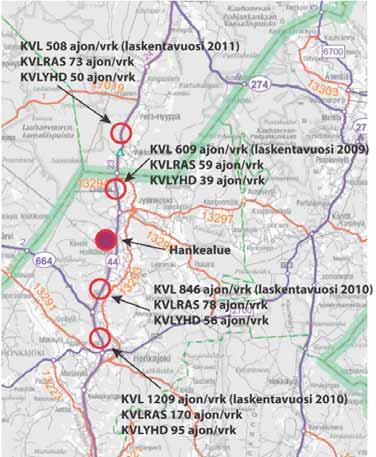 YMPÄRISTÖVAIKUTUSTEN ARVIOINTISELOSTUS 64 15. LIIKENNEVAIKUTUKSET 15.