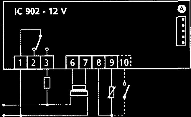 +600 C 7 1 No 6226 Kylmälaitteet,elektroninen termostaatti -30...+75 C 3 kontaktia, kompressori, puhallin ja sulatusvastus IS972LX Ei sovi vanhan EWDR SLAVE kotelon kanssa!