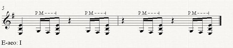 31 luvussa 4.1.3) sen keskussävel h voidaan kokea kahdella tavalla: joko uutena tonaalisena keskuksena (jolloin sävellaji on H-fryyginen) tai V asteena e-pohjaisessa sävellajissa (jolloin sävellaji