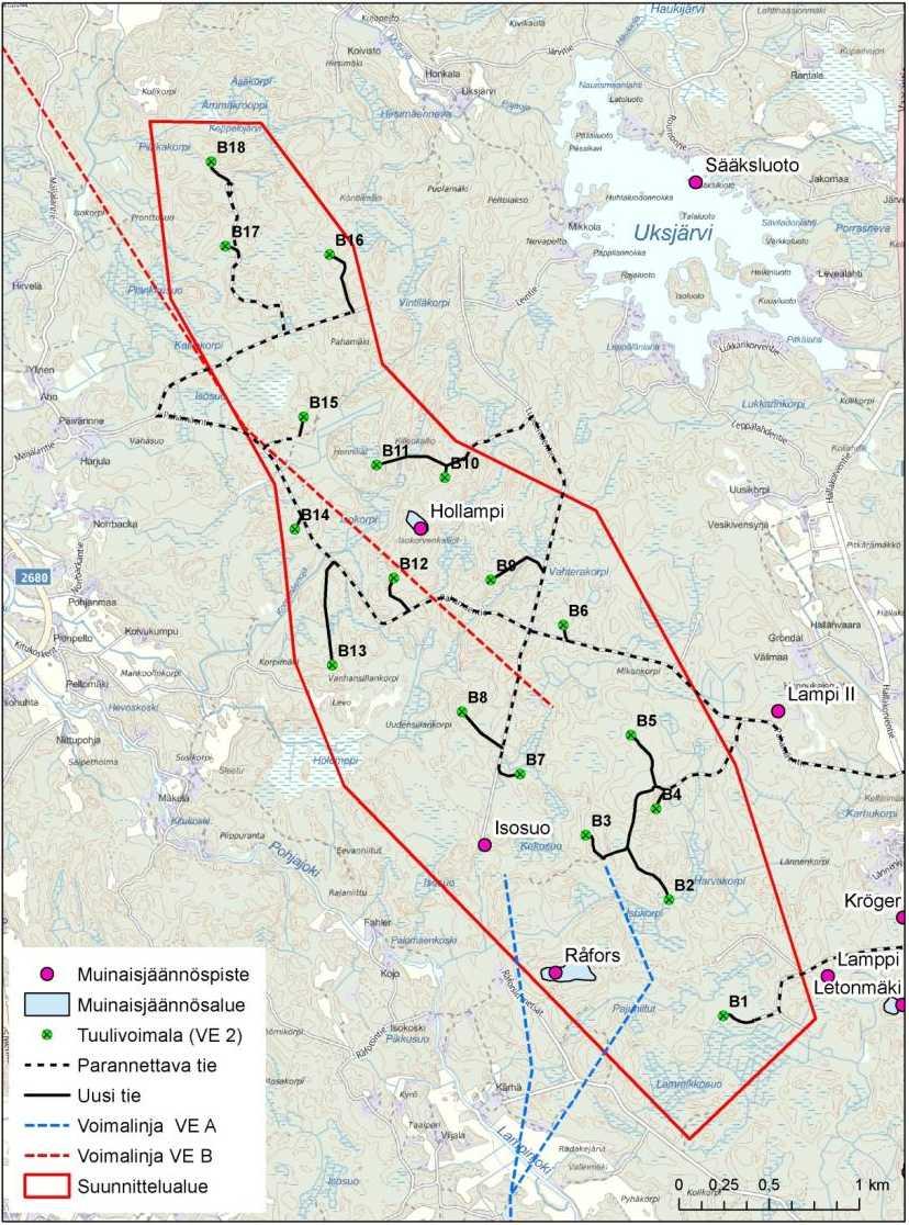 kin yksi asumuksen jäännös, Konttikallio (muu kulttuuriperintökohde), todennäköisesti 1800-luvun torpan paikka, joka